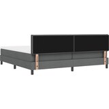 Krevet s opruga kutije Tamno siva 200 x 200 cm tkanina | shoptok.hr