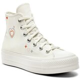 Converse Visoke tenisice 'CHUCK TAYLOR ALL STAR' boja pijeska / siva / crvena Cijene