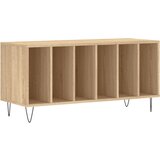 vidaXL Omarica za gramofonske plošče hrast sonoma 100x38x48 cm les, (20801685) | Shoptok.si