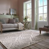 Flair Rugs Sivo-bež ročno tkana preproga iz mešanice volne 160x230 cm Sloane – | Shoptok.si