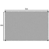 Gardlov cerada 4 x 5 m, 120 g/m&amp;sup2;, srebrno-siva Slike