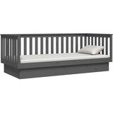  Dnevni ležaj sivi 90 x 200 cm od masivne borovine | shoptok.hr