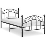 Furnova Posteljni okvir črn kovinski 100x200 cm, (22081802) | Shoptok.si