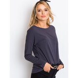 BASIC Feel Good Blouse-RV-BZ-5121.18P-graphite | Shoptok.si