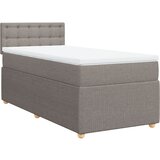 Maison Chic Box spring postelja - Vzmetna postelja z vzmetnico taupe 90x190 cm blago SL16557, (21881461) | Shoptok.si