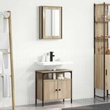  Set namještaja za kupaonicu 2 kom. Smeđa 60 x 30 x 60 cm | shoptok.hr