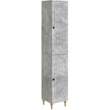  Set ormara 2 pcs Betonska siva Konstruirano drvo Slike