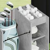 Golf ormar s kotačem Jednobojno Betonski sivi 65 x 45 x 98 cm | shoptok.hr