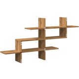 vidaXL Stenska polica artisian hrast 124,5x18x60,5 cm inženirski les | Shoptok.si