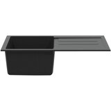  Umivaonik Crna 780 x 500 mm 80% kvarc i 20% smola | shoptok.hr