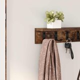  Vješalica za kapute na zidu Dimljeni hrast 80 x 10,5 x 10,5 cm | shoptok.hr