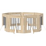  Vrata za pse s postoljem 8 pcs Hrast sonoma 60 x 60 cm | shoptok.hr