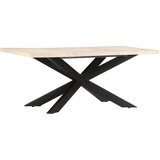  Blagovaonski stol od izbijeljenog drva manga 180 x 90 x 76 cm | shoptok.hr
