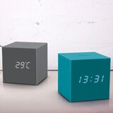 Gingko Siva LED budilica Gravity Cube | shoptok.hr