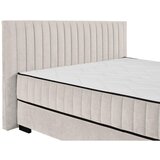 MID.YOU POSTELJA Z VZMETNICO 180 cm x 200 cm , tekstil, leseni material bež | Shoptok.si