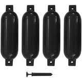  Bokobrani za brod 4 kom crni 51 x 14 cm PVC Cijene