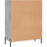 Ormarić s policama boja betona 69,5x32,5x90cm konstruirano drvo | shoptok.hr