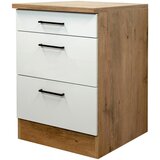 Flex-Well Spodnja Omarica S Predali Avila, Magnolija, Barva Hrasta | Shoptok.si