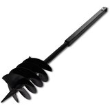 Crna čelična burgija za zemlju sa svrdlom i ručkom 180 mm tri spirale | shoptok.hr