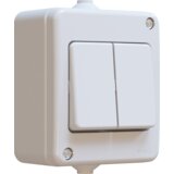 FLUID Serijsko stikalo Fluid (220 - 250 V, sivo) Cene