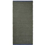 Temno zelen tekač iz jute 70x150 cm Notes –