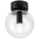 Plafonsko svetlo ELIAS 1xE14/5W/230V prečnik 13 cm crna/prozirna | Eponuda.com