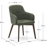 Kave Home Tamno zelena blagovaonska stolica Nelida – | shoptok.hr