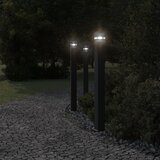  Vanjske podne svjetiljke sa utičnicom 3kom crne 110cm aluminij | Eponuda.com