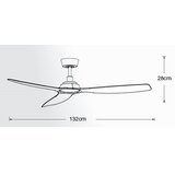  Lucci Air 210651 - Stropni ventilator MOTO crne boje + daljinski upravljač | Eponuda.com