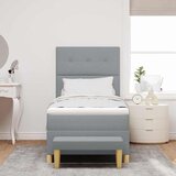  Krevet s opruga kutije Svjetlosiva 200 x 100 cm tkanina | shoptok.hr
