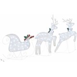  LED Riječni jeleni 3 pcs Hladna bijela tkanina | shoptok.hr