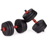  Set podesivih utega 2x20kg crno-crveni | shoptok.hr