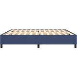 Box spring posteljni okvir moder 200x200 cm blago, (20737259) | Shoptok.si