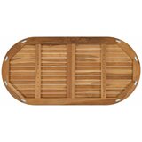  Gornji dio stola Ovalni Čvrsto teak drvo Prirodna | shoptok.hr