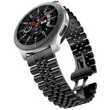 Cadorabo iz nerjavečega jekla za zapestnico 22mm združljiv s samsung galaxy gear S3/Gear 2 v črni barvi - nadomestni jermen za huawei watch gt za watc, (20616045) | Shoptok.si