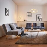 Bessagi Home zofa s posteljno funkcijo alva, temno siva | Shoptok.si
