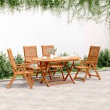  Vrtni naslonjači 4 kom 56 x 72 x 107 cm masivno bagremovo drvo | shoptok.hr