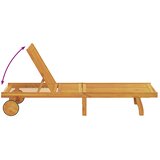  Ležaljka 2 kom. Čvrsto drvo akacije Smeđa | shoptok.hr