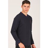 Dewberry V4002 V COLLAR MEN'S SWEATSHIRT-LACİVERT | Shoptok.si