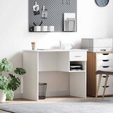  Stol s ladicama Bijelo 90 x 49 x 75 cm Konstruirano drvo | shoptok.hr