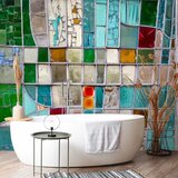  Foto tapeta - Sapphire Stained Glass 250x175 Vodootporna | shoptok.hr