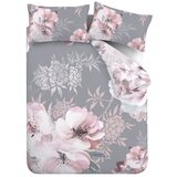 Catherine Lansfield Rožnata/siva podaljšana posteljnina za zakonsko posteljo 230x220 cm Dramatic Floral – | Shoptok.si