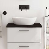  Kopalniški pult temno siv 60x50x4 cm obdelan trden les | Shoptok.si