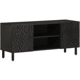 Furnova TV omarica črna 105x33x46 cm trden mangov les, (21924664) Cene