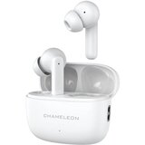 Chameleon brezžične ušesne slušalke z mikrofonom A21, bela, ANC, Bluetooth | Shoptok.si