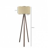 Opviq AYD 2986 Podna lampa, Drvena, E27, Bež | Eponuda.ba