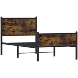  Metalni okvir kreveta bez madraca boja hrasta 80x200 cm | shoptok.hr