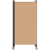  Razdjelnik prostora s 6 panela Bež 520 x 180 cm Tkanina | shoptok.hr