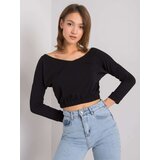 RUE PARIS Blouse-RV-BZ-6721.65-black | Shoptok.si