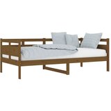  Dnevni ležaj od masivne borovine smeđa boja meda 90 x 190 cm | shoptok.hr